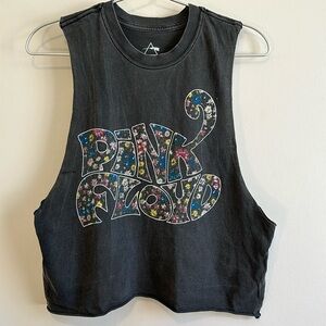 Pink Floyd muscle crop tee